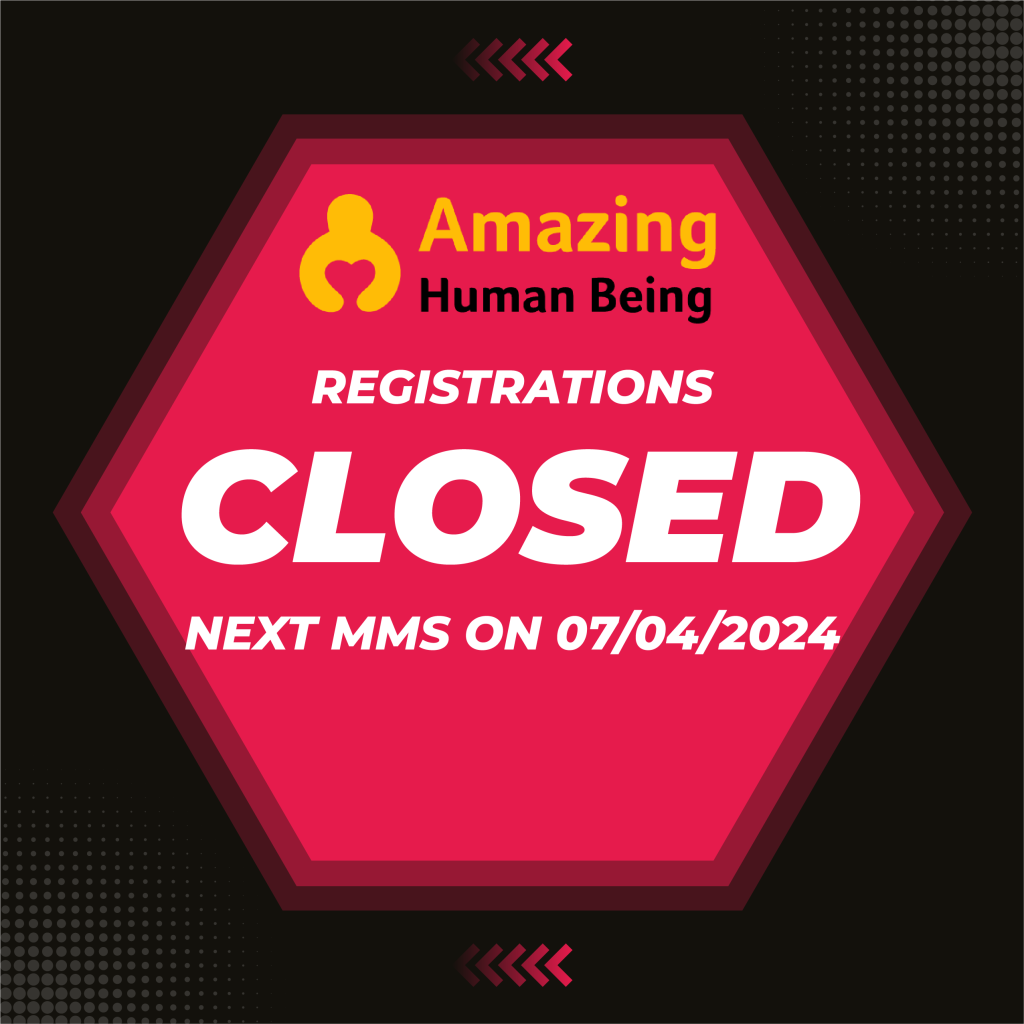 Registrations Closed For Now!